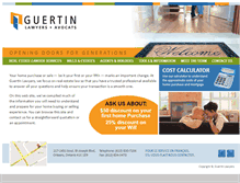 Tablet Screenshot of guertinlaw.com
